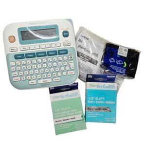 NEW Brother P-touch Embellish Ribbon & Tape Label Printer Machine PT-D215e BDLE